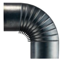 OBI Rauchrohrbogen 90° Ø 120 Mm Blauglanz