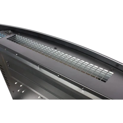 EL Fuego Elektrowandkamin Aarau Oval Schwarz 1,8 KW – Bild 8