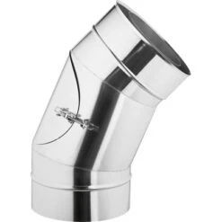 OBI Rauchrohrbogen Mit Tür Für Systemabgasanlagen Ø 150 Mm - 210 Mm