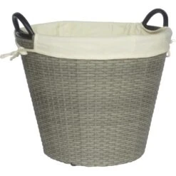 FIREFIX Rattankorb, Grau