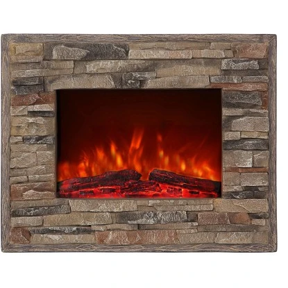 El Fuego LED-Elektrokamin Florenz Steinoptik 0,9/1,8 KW – Bild 2