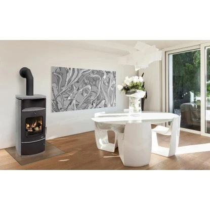 Accente Dauerbrand Kaminofen Montreal 2.0 Naturstein Grau 6 KW Mit Automatik – Bild 9