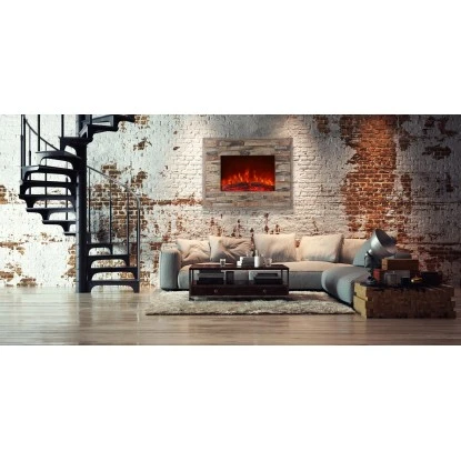 El Fuego LED-Elektrokamin Florenz Steinoptik 0,9/1,8 KW – Bild 10