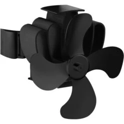 Ofenventilator Wärmebetrieben Schwarz 17 Cm X 13 X Cm X 18 Cm
