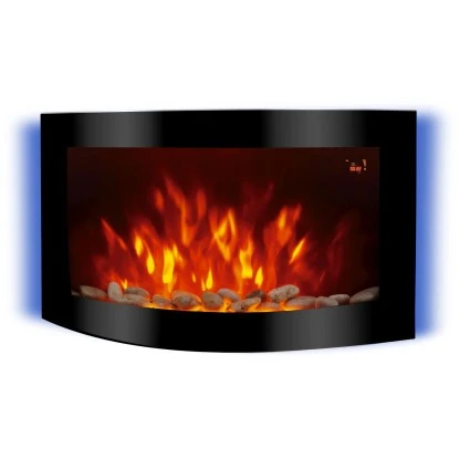 El Fuego Elektrokamin Davos (Zürich 2.0) Schwarz LED-Beleuchtung Dimmbar 2 KW – Bild 9