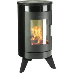 Wamsler Kaminofen City Schwarz 7 KW EEK: A+