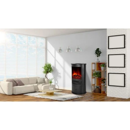 EL Fuego Elektrokamin Wien II Schwarz – Bild 16