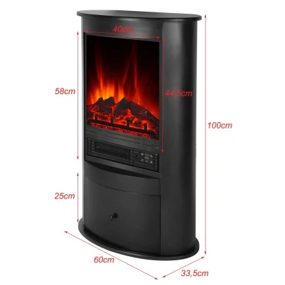 EL Fuego Elektrokamin Wien II Schwarz – Bild 4