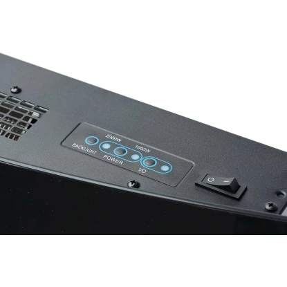 El Fuego Elektrokamin Davos (Zürich 2.0) Schwarz LED-Beleuchtung Dimmbar 2 KW – Bild 11