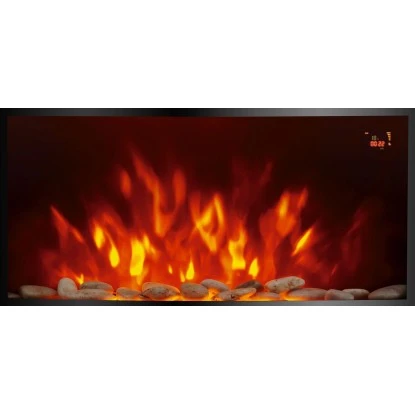 El Fuego Elektrokamin Davos (Zürich 2.0) Schwarz LED-Beleuchtung Dimmbar 2 KW – Bild 4