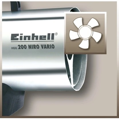 Einhell Heißluftgenerator HGG 200 Niro Vario Für DE Und AT – Bild 4