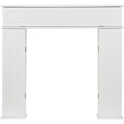 El Fuego Kaminumbau St.Moritz Aus MDF/Holz Mit 3 Türen