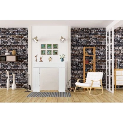 El Fuego Kaminumbau St.Moritz Aus MDF/Holz Mit 3 Türen – Bild 7