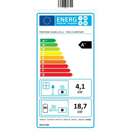 Freepoint Wasserführender Pelletofen Tesis 4,7 - 22,8kW Weiß – Bild 2