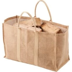 Starters Jute-Holztragetasche