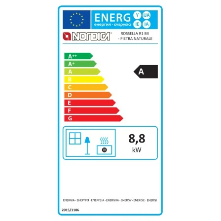 La Nordica Kaminofen Rosella R1 Panna 8,8 KW EEK: A – Bild 2
