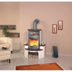 Hark Dauerbrand Kaminofen Avenso ECOplus Jolabraun 6 KW Mit Automatik EEK: A+